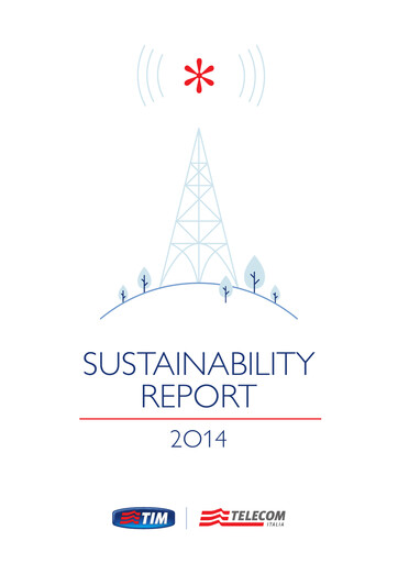 Thumbnail Telecom Italia
 Sustainability Report 2014