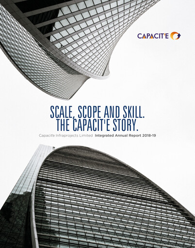 Thumbnail Capacit'e Infraprojects
 Annual Report 2018-2019