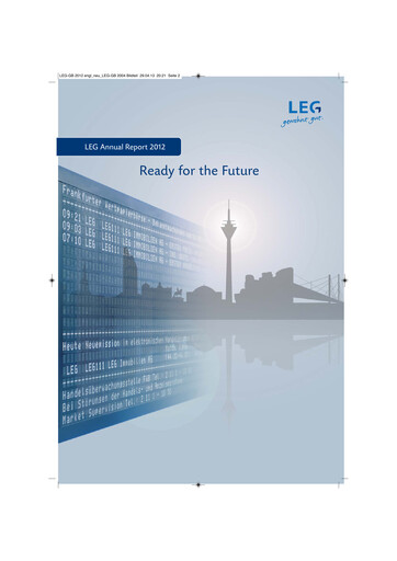 Thumbnail LEG Immobilien
 Annual Report 2012