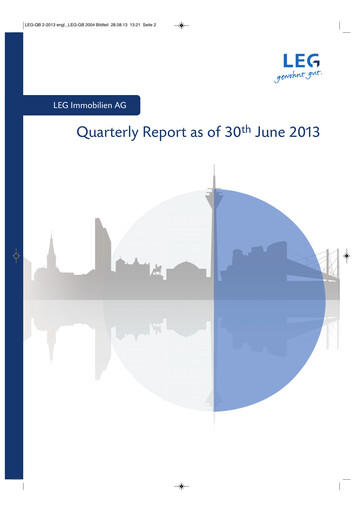Thumbnail LEG Immobilien
 Half-year Report 2013-h1