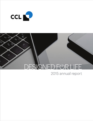 Thumbnail CCL Industries Annual Report 2015