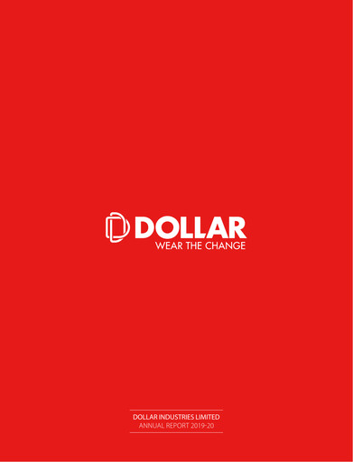 Thumbnail Dollar Industries Annual Report 2019-2020