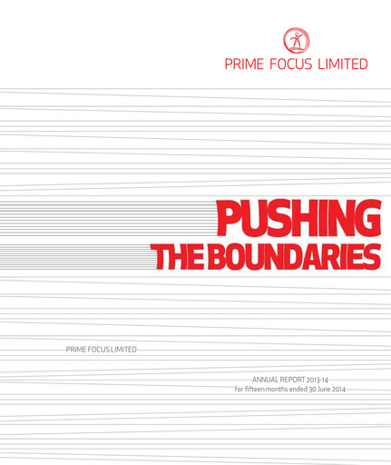 Thumbnail Prime Focus Annual Report 2013-2014