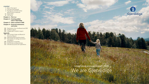 Thumbnail Gjensidige Forsikring
 Annual Report 2020