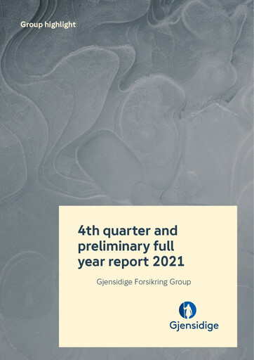Thumbnail Gjensidige Forsikring
 Quarterly Report 2021-q4