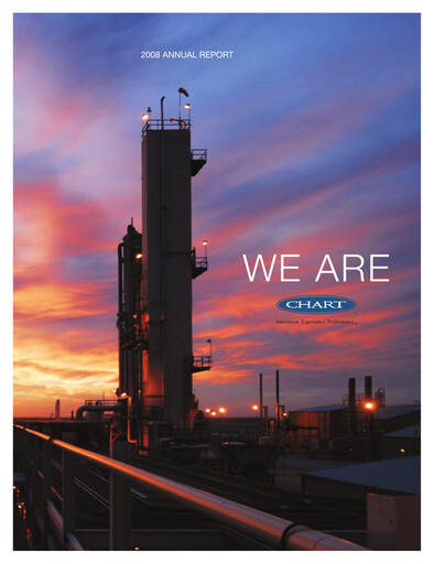 Thumbnail Chart Industries Annual Report 2008