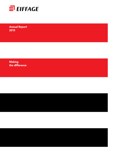 Thumbnail Eiffage Annual Report 2015