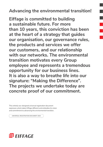 Thumbnail Eiffage Universal Registration Document 2020