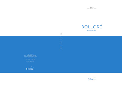 Thumbnail Bolloré Annual Report 2015