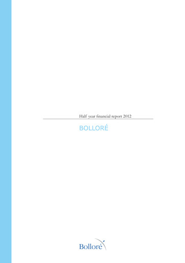 Thumbnail Bolloré Half-year Report 2012-h1