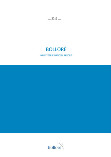 Thumbnail Bolloré Half-year Report 2016-h1