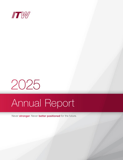 Thumbnail Illinois Tool Works  Annual Report 2025