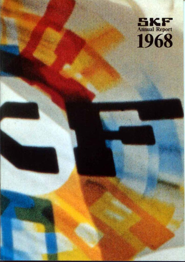 Miniature SKF (Svenska Kullagerfabriken) Rapport annuel 1968
