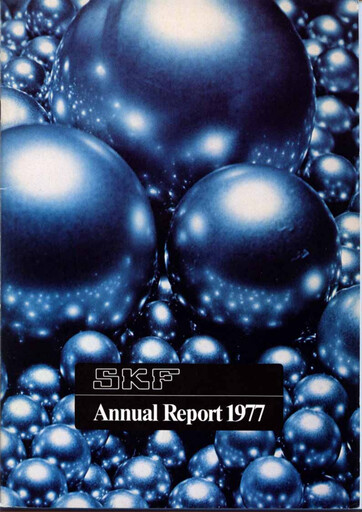 Miniature SKF (Svenska Kullagerfabriken) Rapport annuel 1977