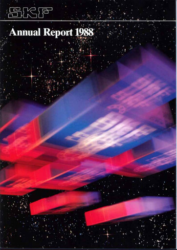 Miniature SKF (Svenska Kullagerfabriken) Rapport annuel 1988