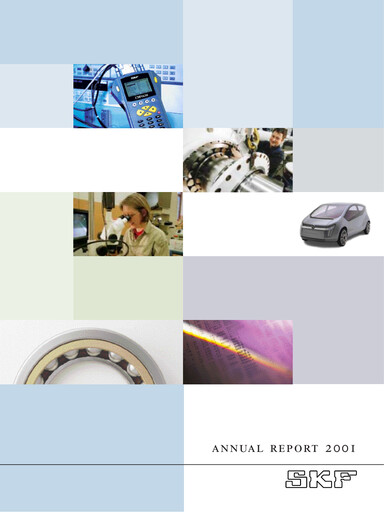 Miniature SKF (Svenska Kullagerfabriken) Rapport annuel 2001