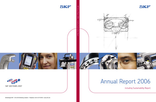 Miniature SKF (Svenska Kullagerfabriken) Rapport annuel 2006