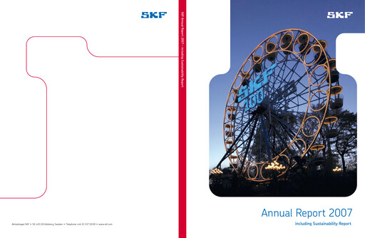 Miniature SKF (Svenska Kullagerfabriken) Rapport annuel 2007
