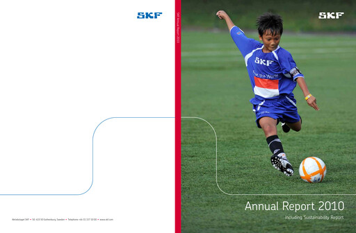 Miniature SKF (Svenska Kullagerfabriken) Rapport annuel 2010