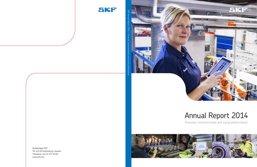 Miniature SKF (Svenska Kullagerfabriken) Rapport annuel 2014
