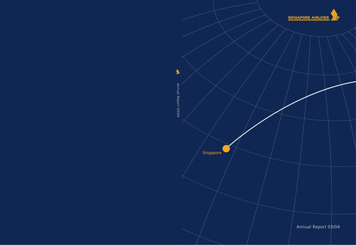 Thumbnail Singapore Airlines Annual Report 2003-2004