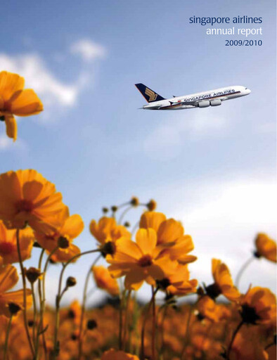 Thumbnail Singapore Airlines Annual Report 2009-2010