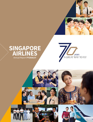 Thumbnail Singapore Airlines Annual Report 2016-2017