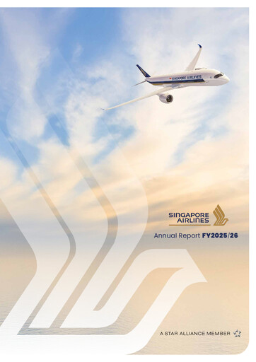 Thumbnail Singapore Airlines Annual Report 2025-2026