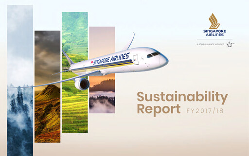 Miniature Singapore Airlines Rapport de durabilité 2017-2018