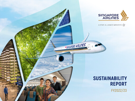 Miniature Singapore Airlines Rapport de durabilité 2022-2023