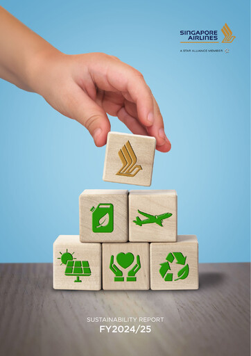 Vorschaubild Singapore Airlines Nachhaltigkeitsbericht 2024-2025