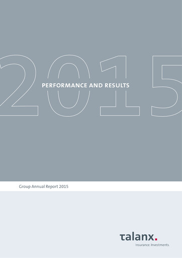 Thumbnail Talanx
 Annual Report 2015