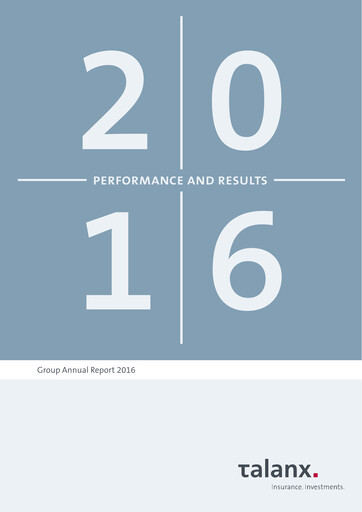Thumbnail Talanx
 Annual Report 2016