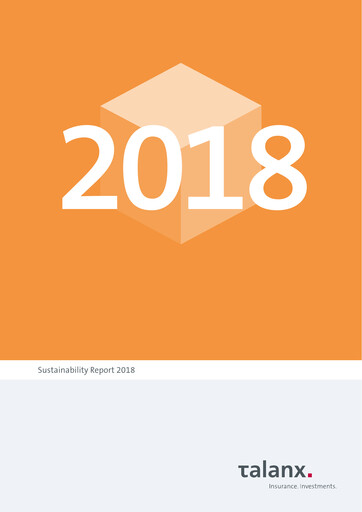 Thumbnail Talanx
 Sustainability Report 2018