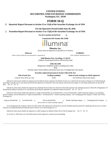Thumbnail Illumina Quarterly Report 2020-q2