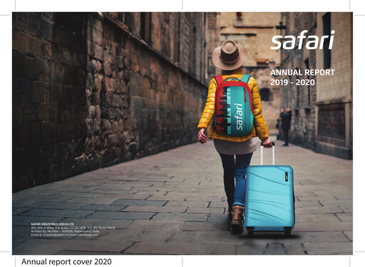 Thumbnail Safari Industries India Annual Report 2019-2020