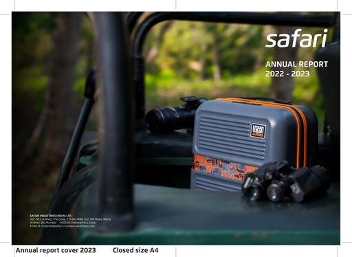 Thumbnail Safari Industries India Annual Report 2022-2023