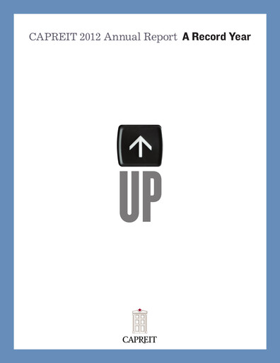 Thumbnail Canadian Apartment Properties REIT Annual Report 2012