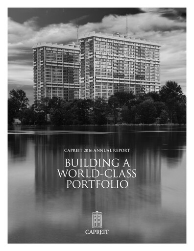 Thumbnail Canadian Apartment Properties REIT Annual Report 2016