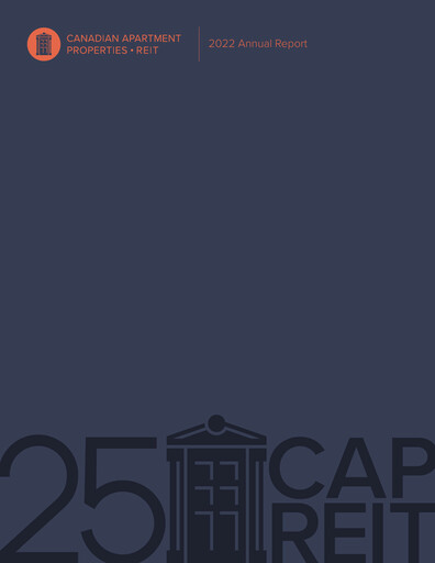 Thumbnail Canadian Apartment Properties REIT Annual Report 2022
