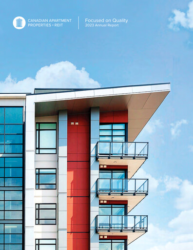 Thumbnail Canadian Apartment Properties REIT Annual Report 2023