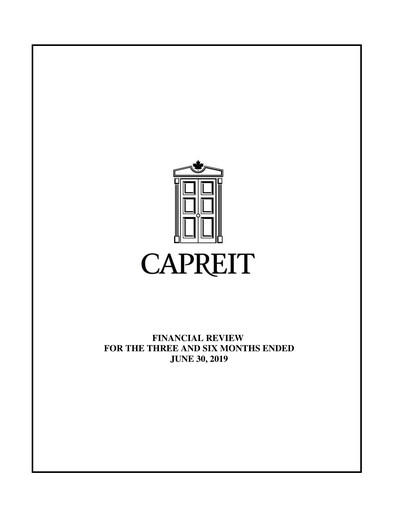 Thumbnail Canadian Apartment Properties REIT Quarterly Report 2019-q2