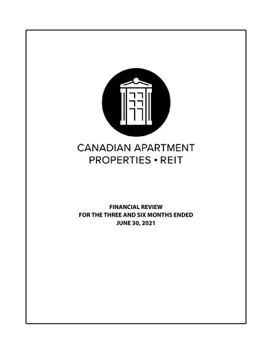Thumbnail Canadian Apartment Properties REIT Quarterly Report 2021-q2