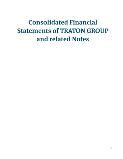 Thumbnail Traton Financial Statement 2016-2018