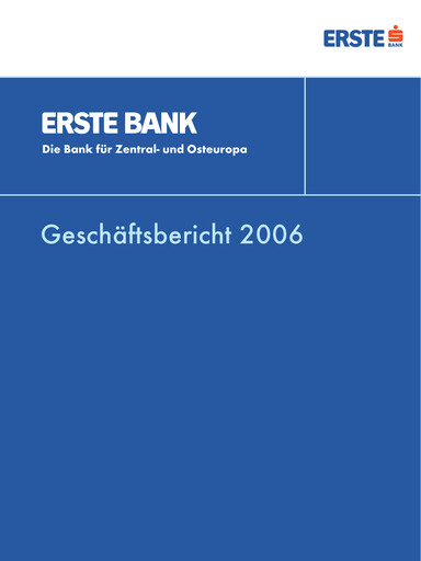Thumbnail Erste Group Bank Annual Report 2006