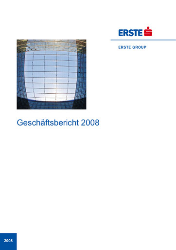 Thumbnail Erste Group Bank Annual Report 2008
