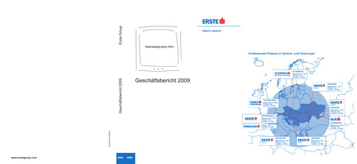 Thumbnail Erste Group Bank Annual Report 2009