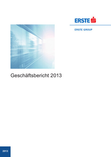 Thumbnail Erste Group Bank Annual Report 2013