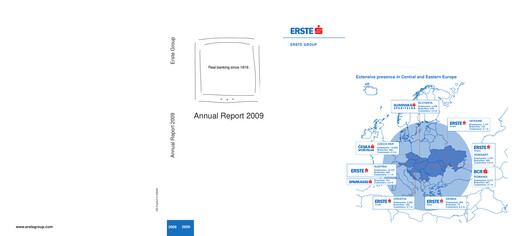 Thumbnail Erste Group Bank Annual Report 2009