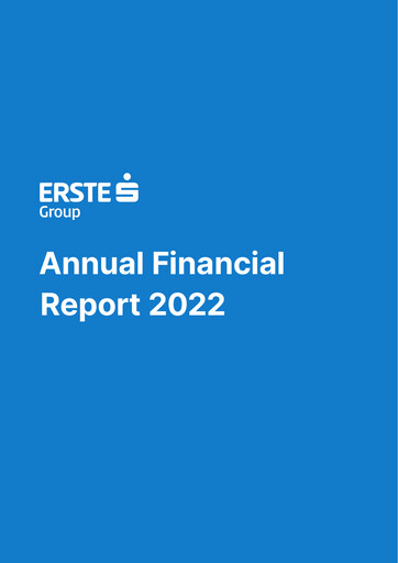 Thumbnail Erste Group Bank Financial Statement 2022